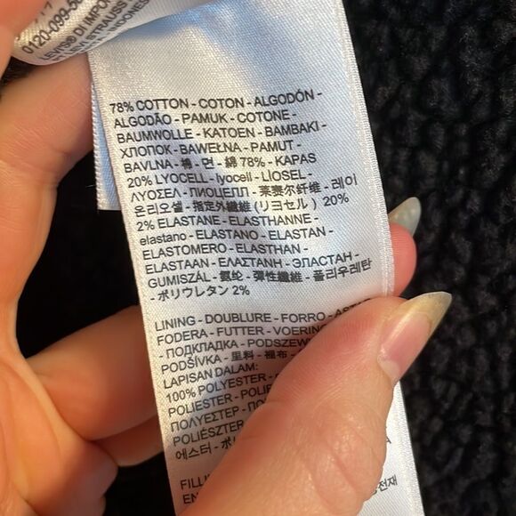 Levi’s Original Trucker Sherpa Jean Jacket Black S - Picture 7 of 9